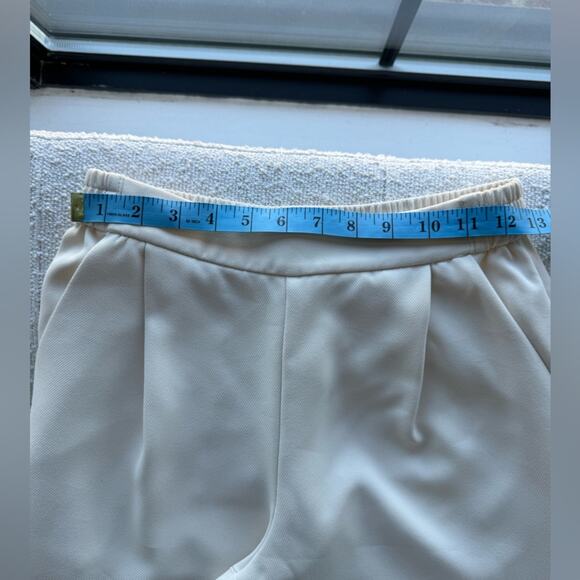 Current Air Cream Pleated Trousers Size XS - Picture 7 of 10